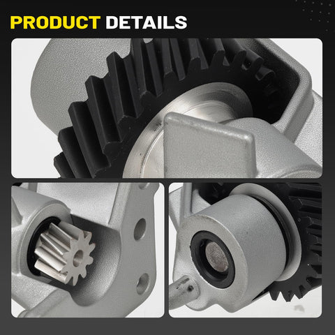 C-Tzu WP240309-2 worm gear with bracket, close-up view