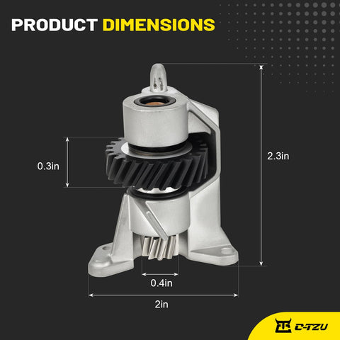 C-Tzu WP240309-2 worm gear compatibility graphic, universal fit