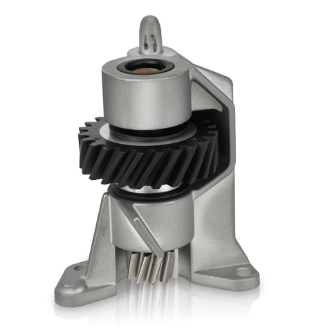 C-Tzu WP240309-2 worm gear with bracket, front view, durable compatibility with Whirlpool, KitchenAid, Maytag