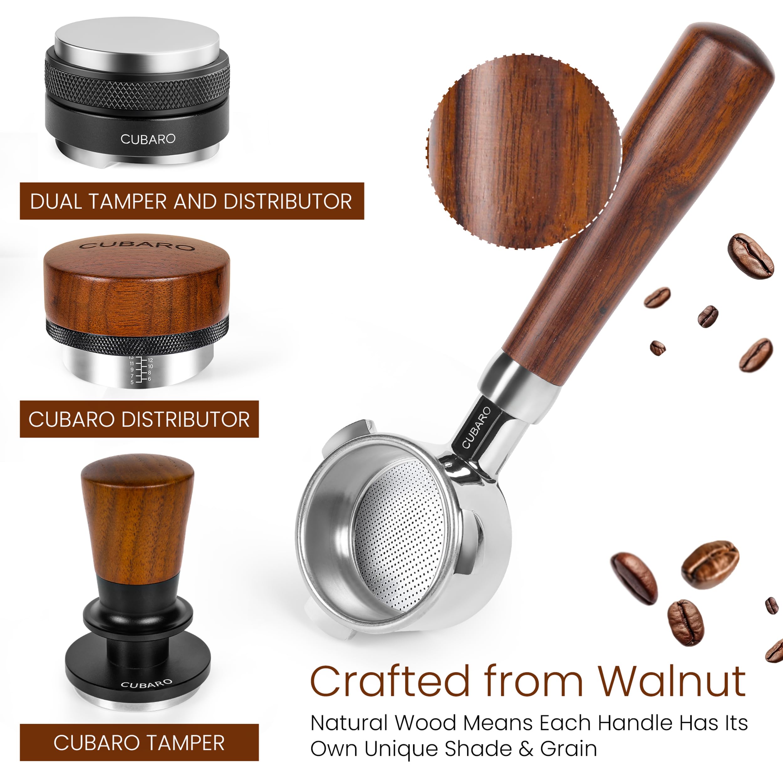 Includes 18g filter basket and 1.7mm puck screen for balanced extractions