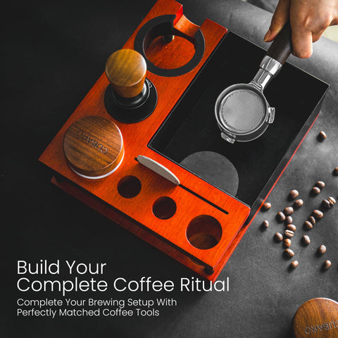Naked portafilter design lets you watch crema and flow in real time