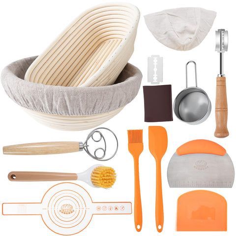 CUBEDAY Linen liners reduce flour residue during proofing