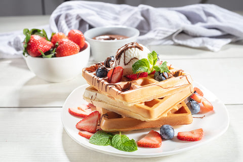 CucinaPro easy-clean nonstick coating simplifies washing after breakfast.