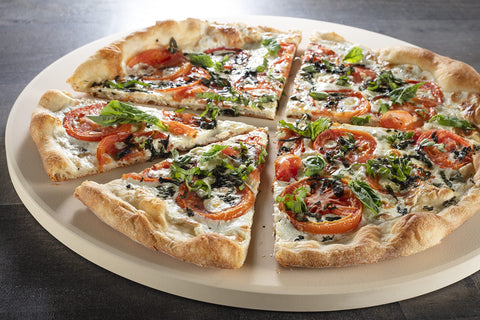 CucinaPro pizza stone is easy to clean by scraping and air drying.