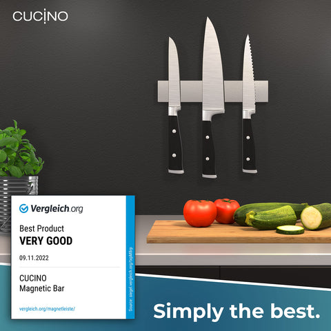 CUCINO self-adhesive backplate enables tool-free installation on smooth surfaces.