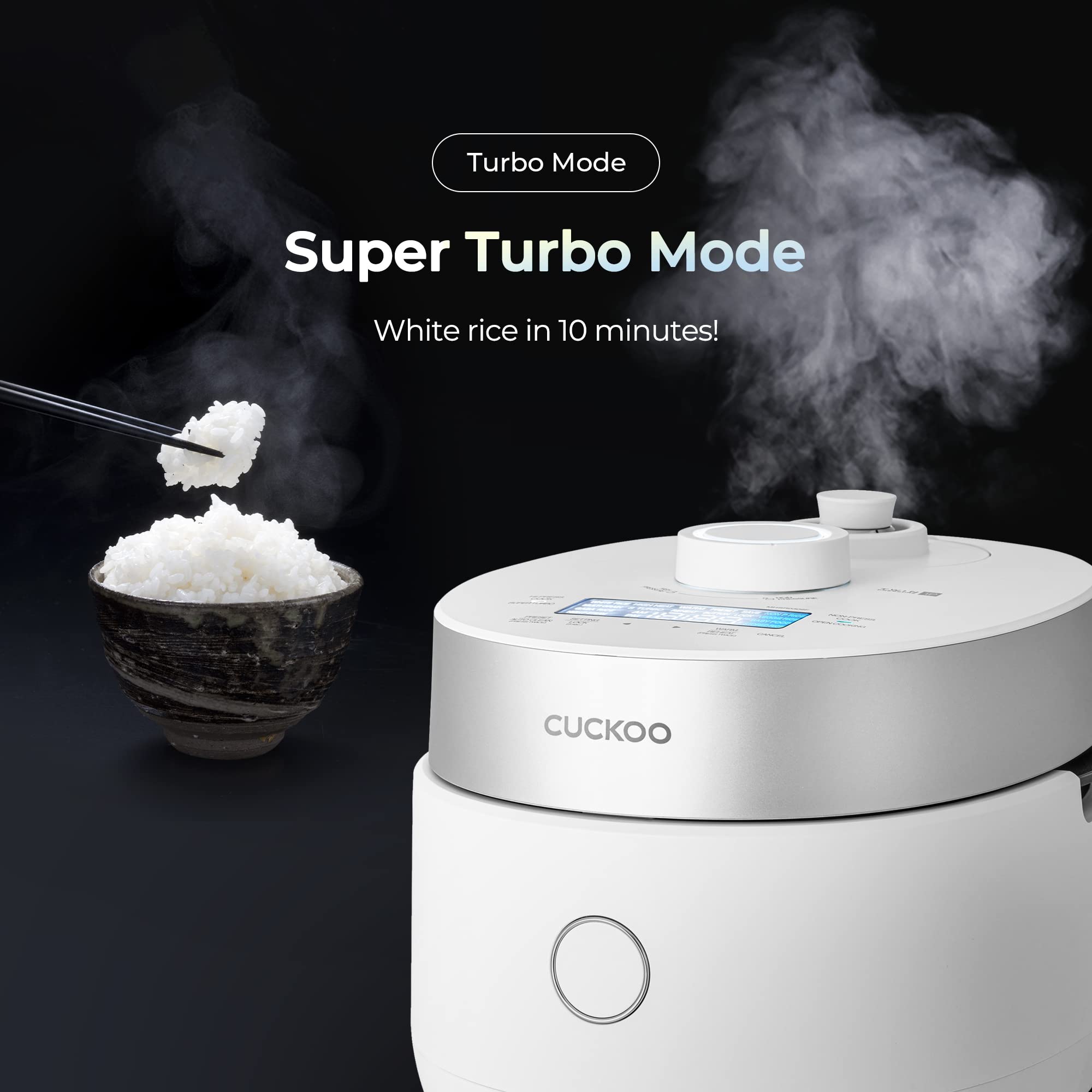 CUCKOO CRP-MHTR0309F auto-clean feature button