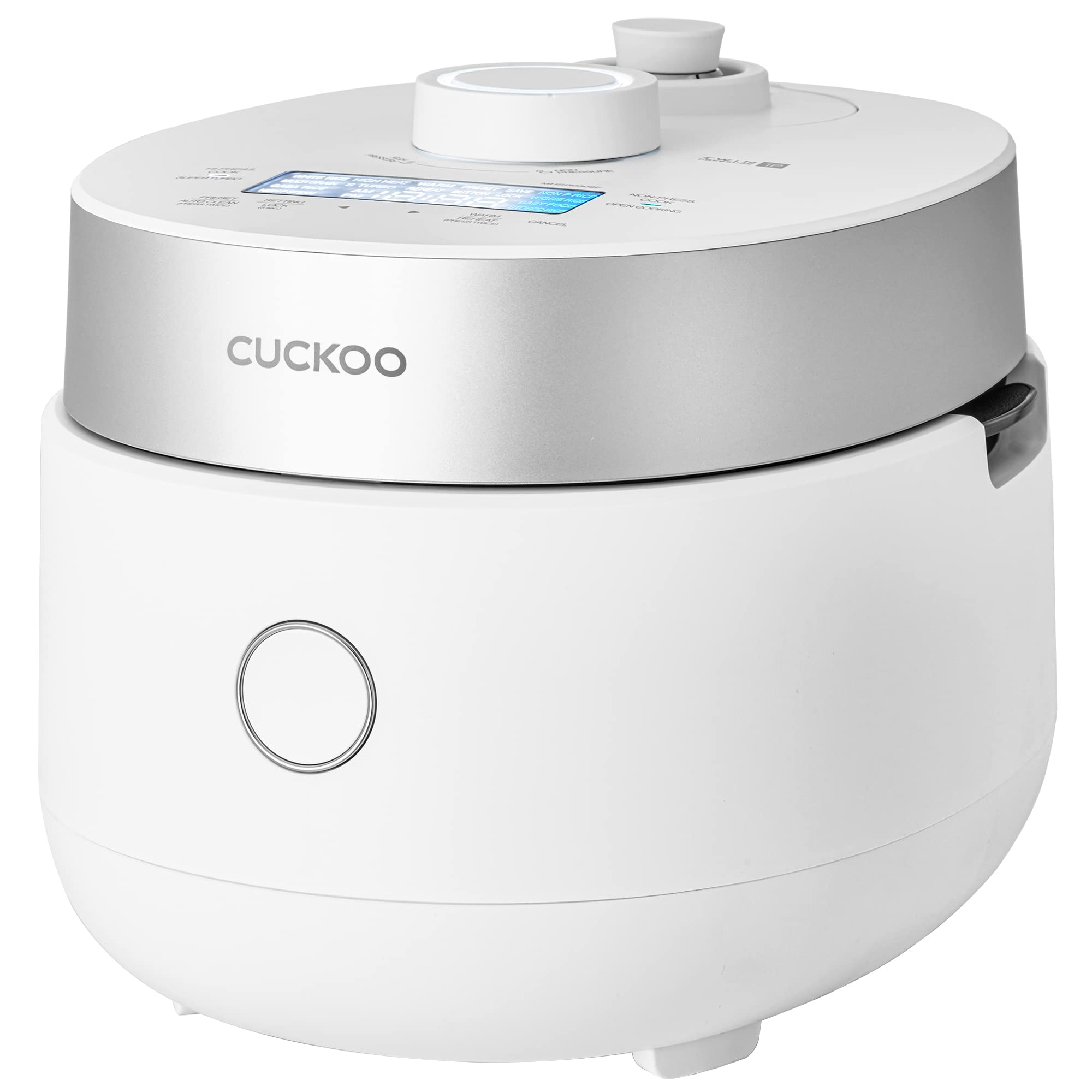 CUCKOO CRP-MHTR0309F inner pot and lid showing heat distribution