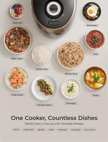 CUCKOO 20-cup cooked capacity suitable for large gatherings