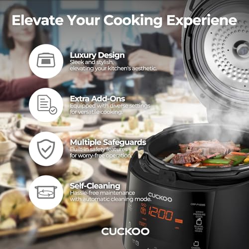 CUCKOO nonstick inner pot for easy cleaning and reduced sticking with rice and grains