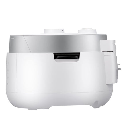 CUCKOO Twin Pressure Rice Cooker 6-cup uncooked capacity fits small households.
