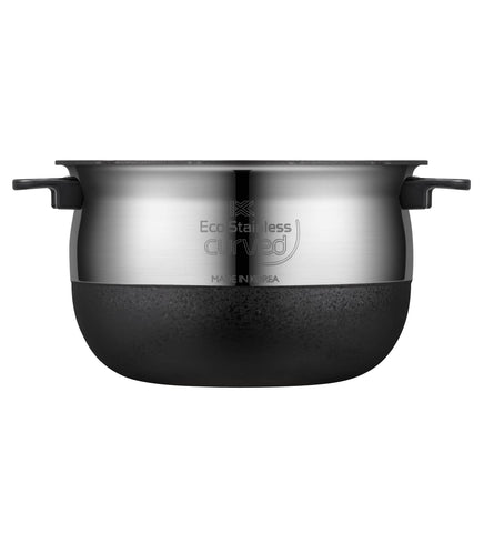 CUCKOO Twin Pressure Rice Cooker premium nonstick coating for easy cleanup.