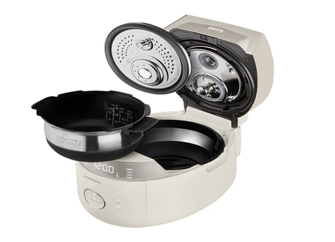 CUCKOO Twin Pressure Rice Cooker veggie rice mode for healthier meals.
