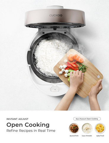 CUCKOO Voice Guide provides spoken instructions for guided cooking