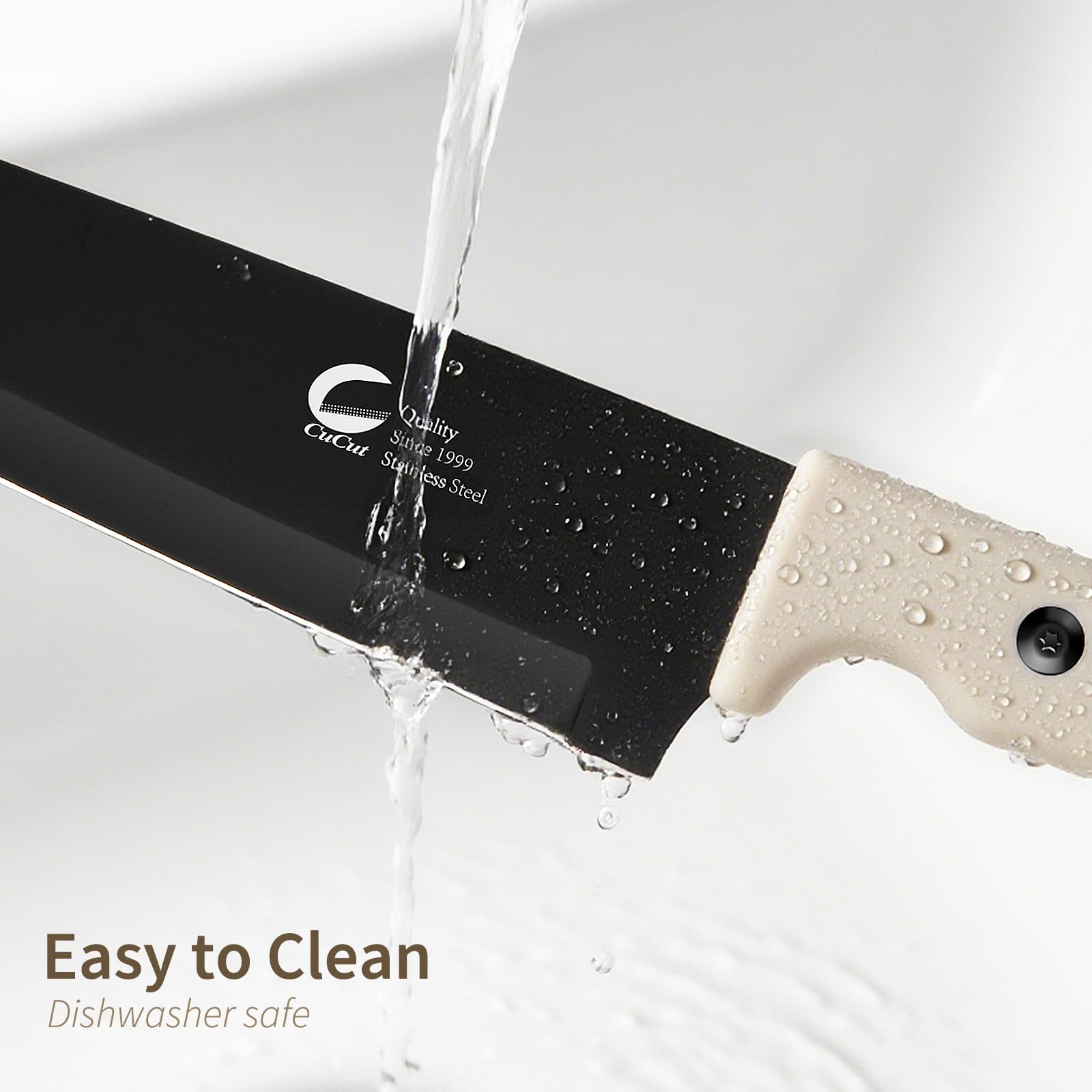 CuCut Safety Sheaths protect blades and fingers during storage.