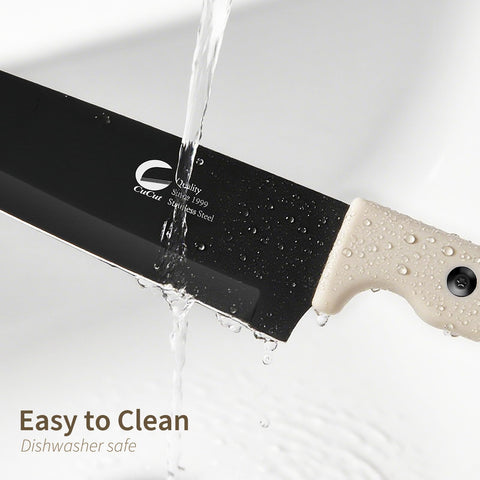 CuCut Safety Sheaths protect blades and fingers during storage.