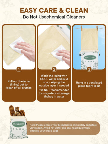 CUIJIALAHA airtight seal helps prevent freezer burn on baked goods.