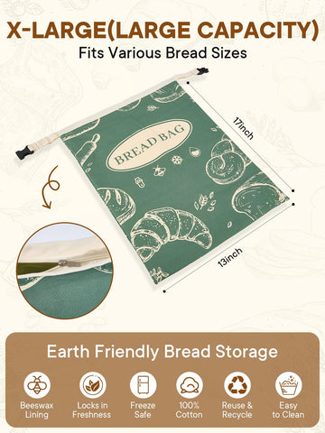 CUIJIALAHA eco-friendly bread storage gift idea for home bakers.