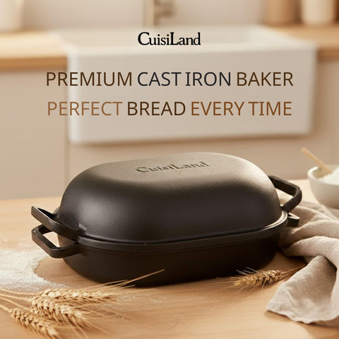 Cuisiland oven-safe up to 500°F supports versatile baking