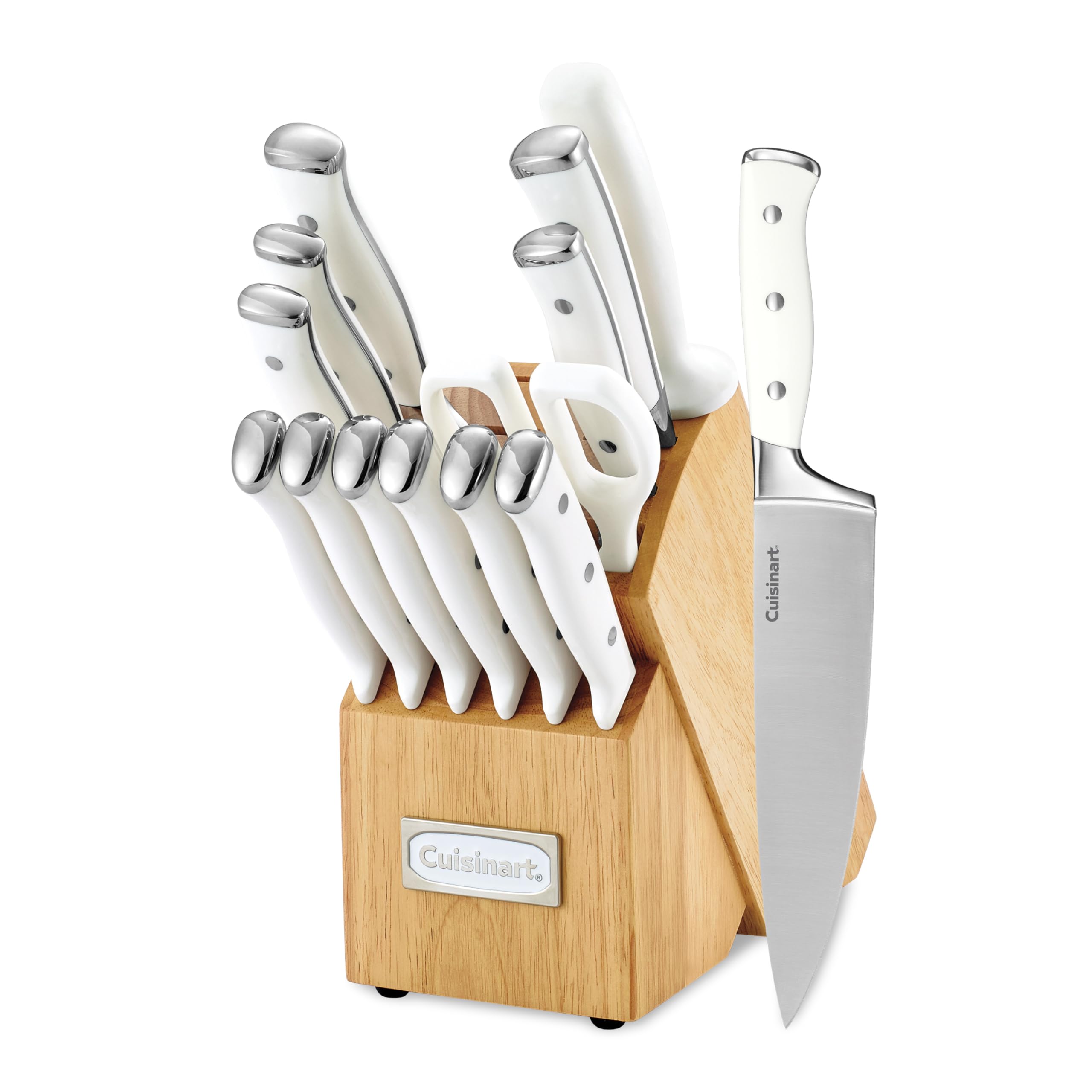 Cuisinart 15-piece knife block set for durable storage and precise prep