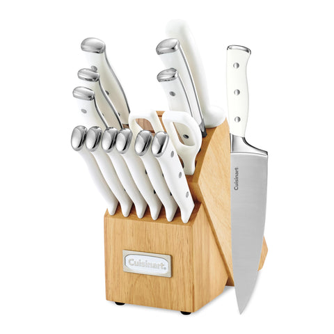 Cuisinart 15-piece knife block set for durable storage and precise prep