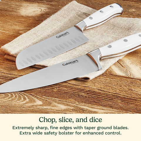 Cuisinart 7-inch Santoku knife for versatile kitchen prep