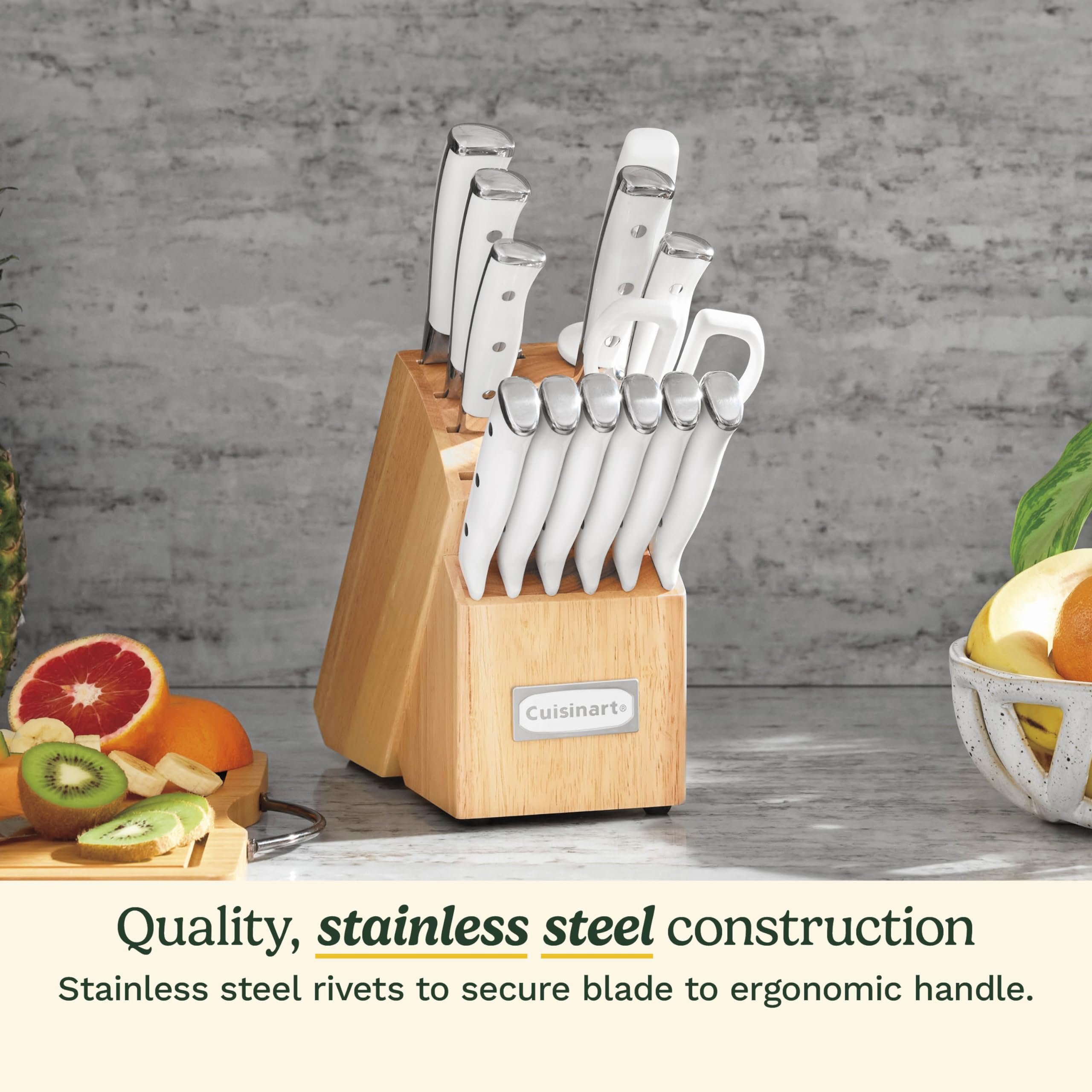 Cuisinart 8-inch chef knife offers balanced control for precise chopping