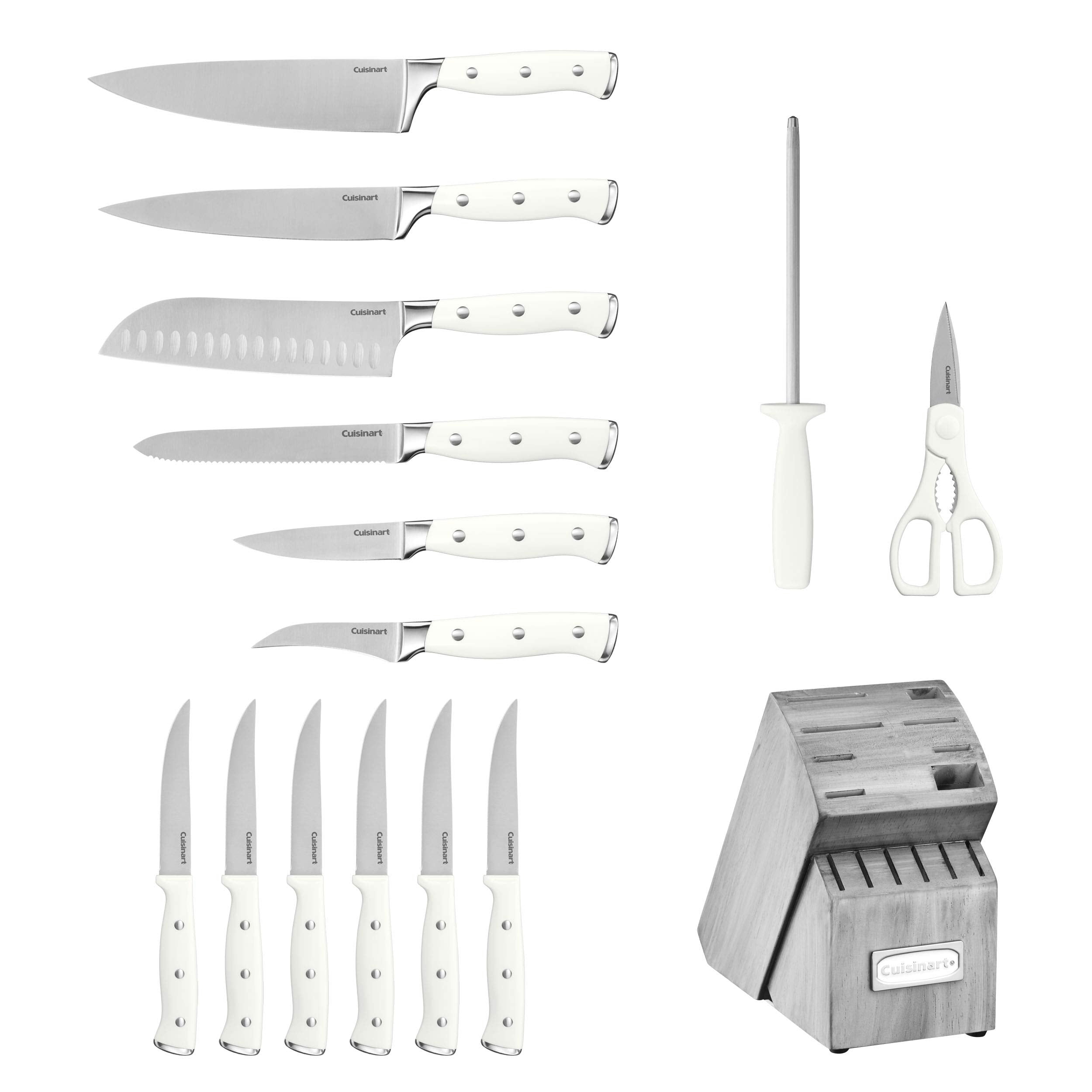Cuisinart 8-inch chef knife, balanced for controlled prep and slicing.