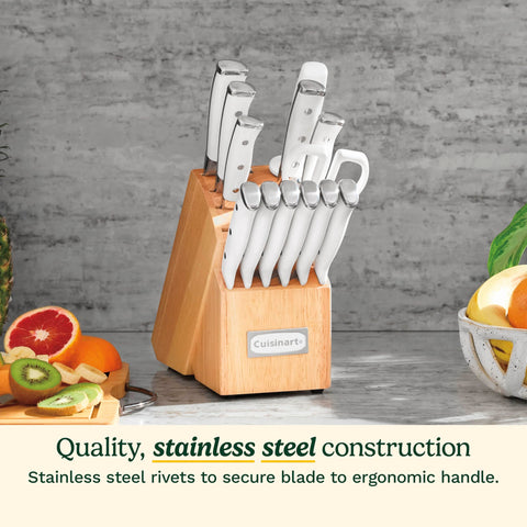Cuisinart 8-inch chef knife offers balanced control for precise chopping