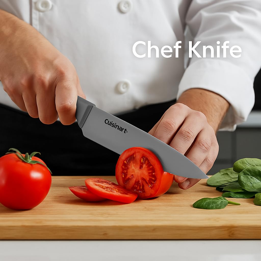 Cuisinart Advantage 7-inch Santoku knife with guard for versatile prep