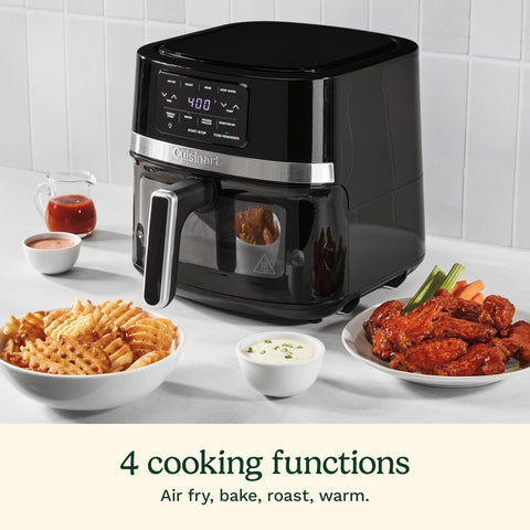 Cuisinart Air Fryer AIR-160NAS basket inside view for even crisping.