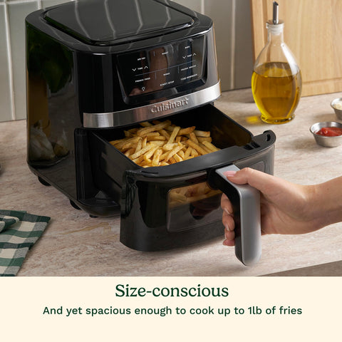 Cuisinart AIR-80 control panel with adjustable temperature up to 400F for versatile cooking.
