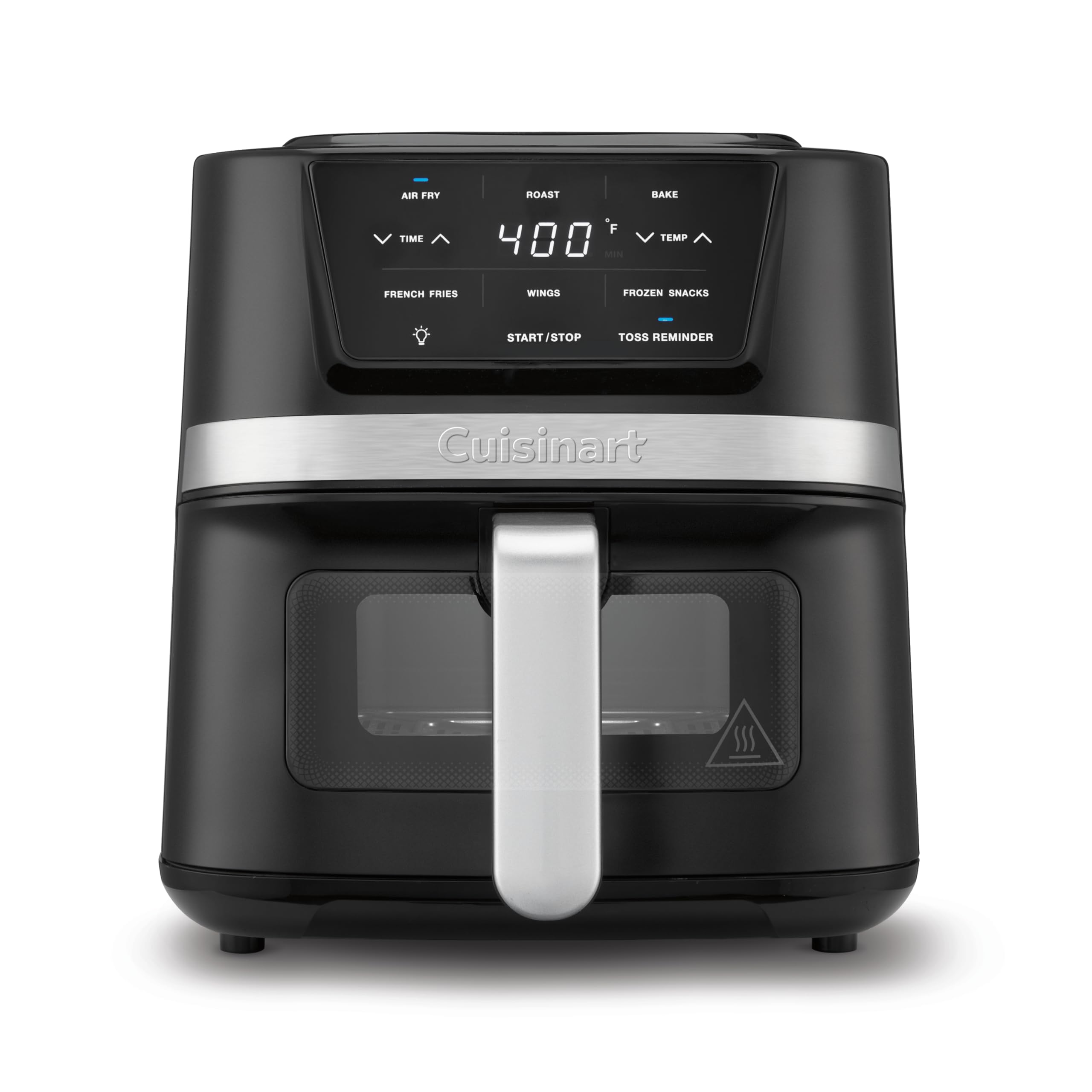Cuisinart AIR-80 in stainless steel with compact footprint delivering crispy results.