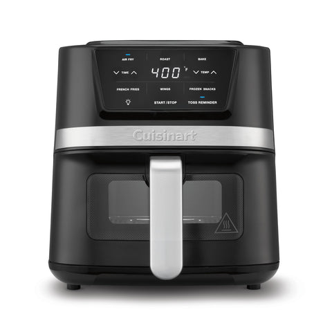 Cuisinart AIR-80 in stainless steel with compact footprint delivering crispy results.