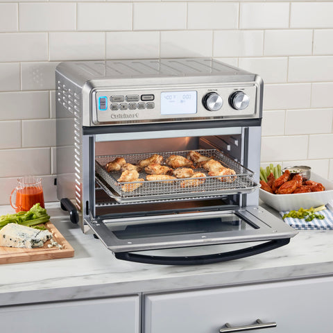 Cuisinart air fryer toaster oven digital display for precise control