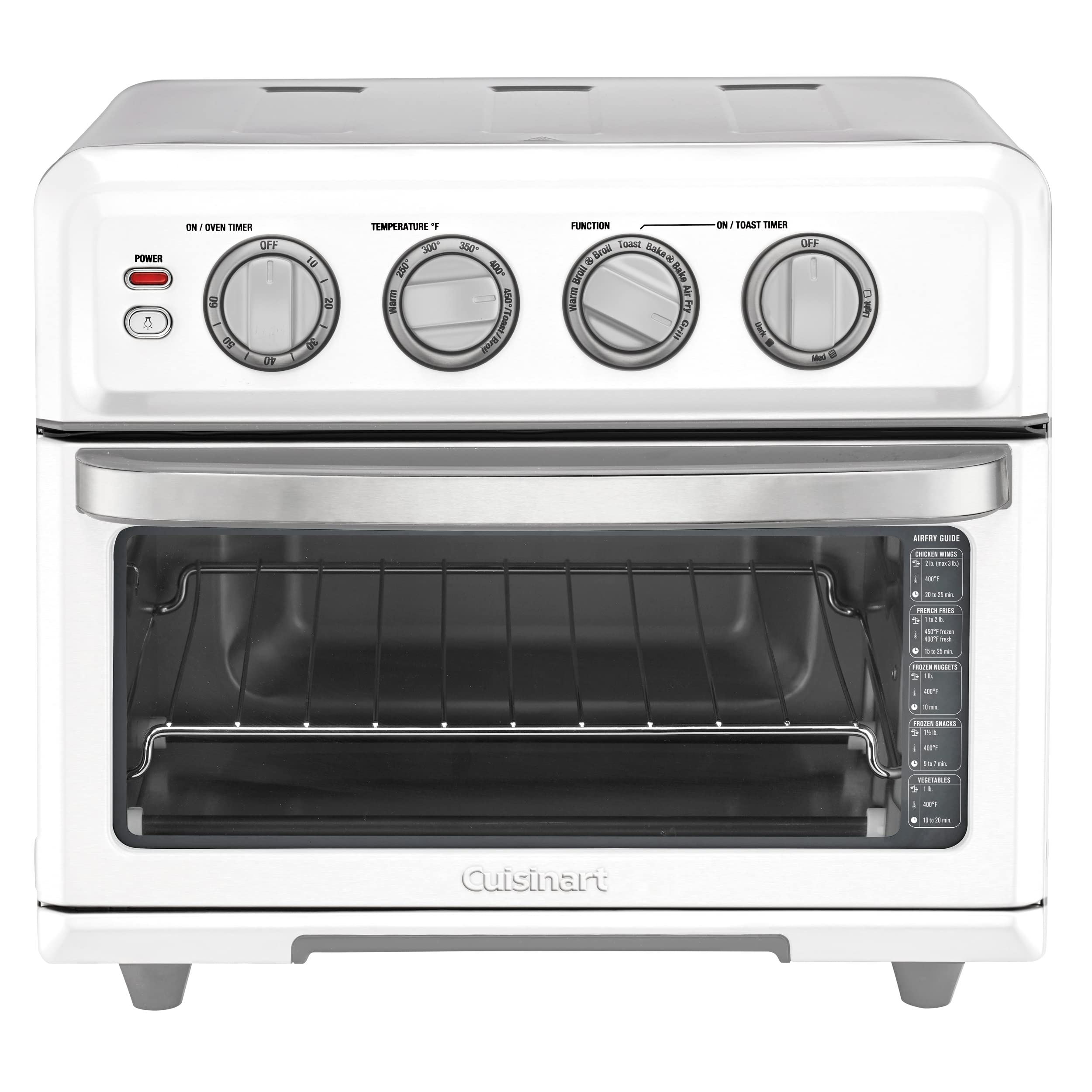 Cuisinart TOA-70W front view showing roomy interior for family meals