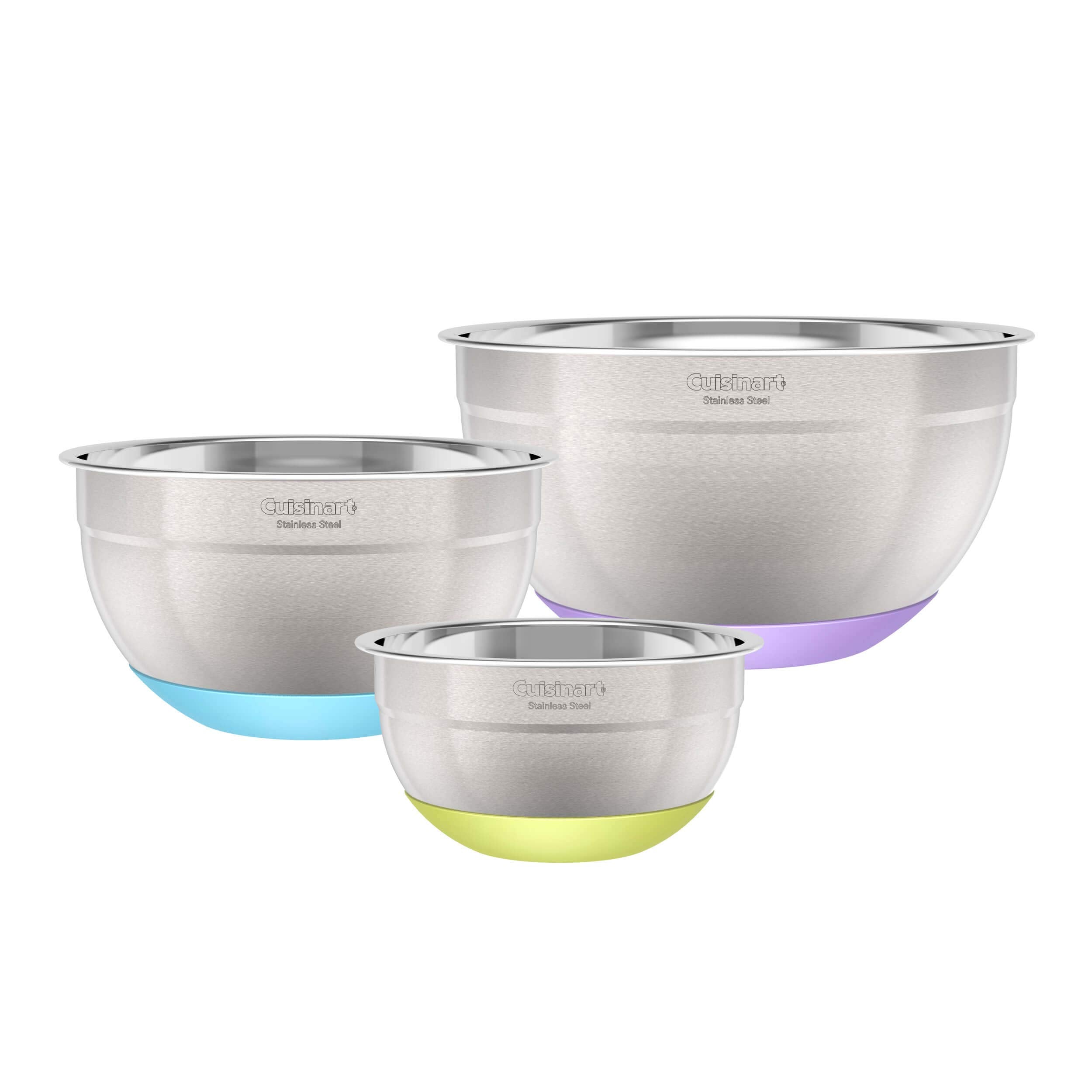Cuisinart bowls are dishwasher-safe for quick cleanup after cooking