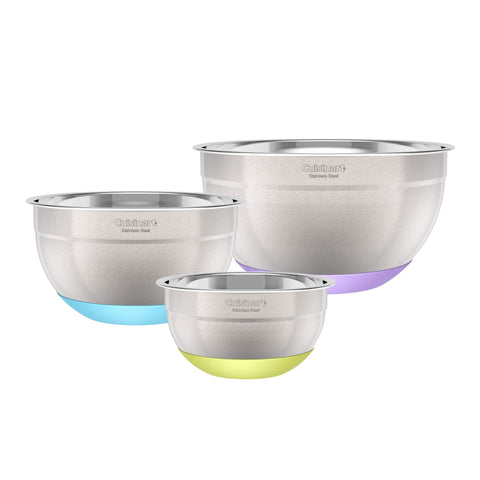 Cuisinart bowls are dishwasher-safe for quick cleanup after cooking
