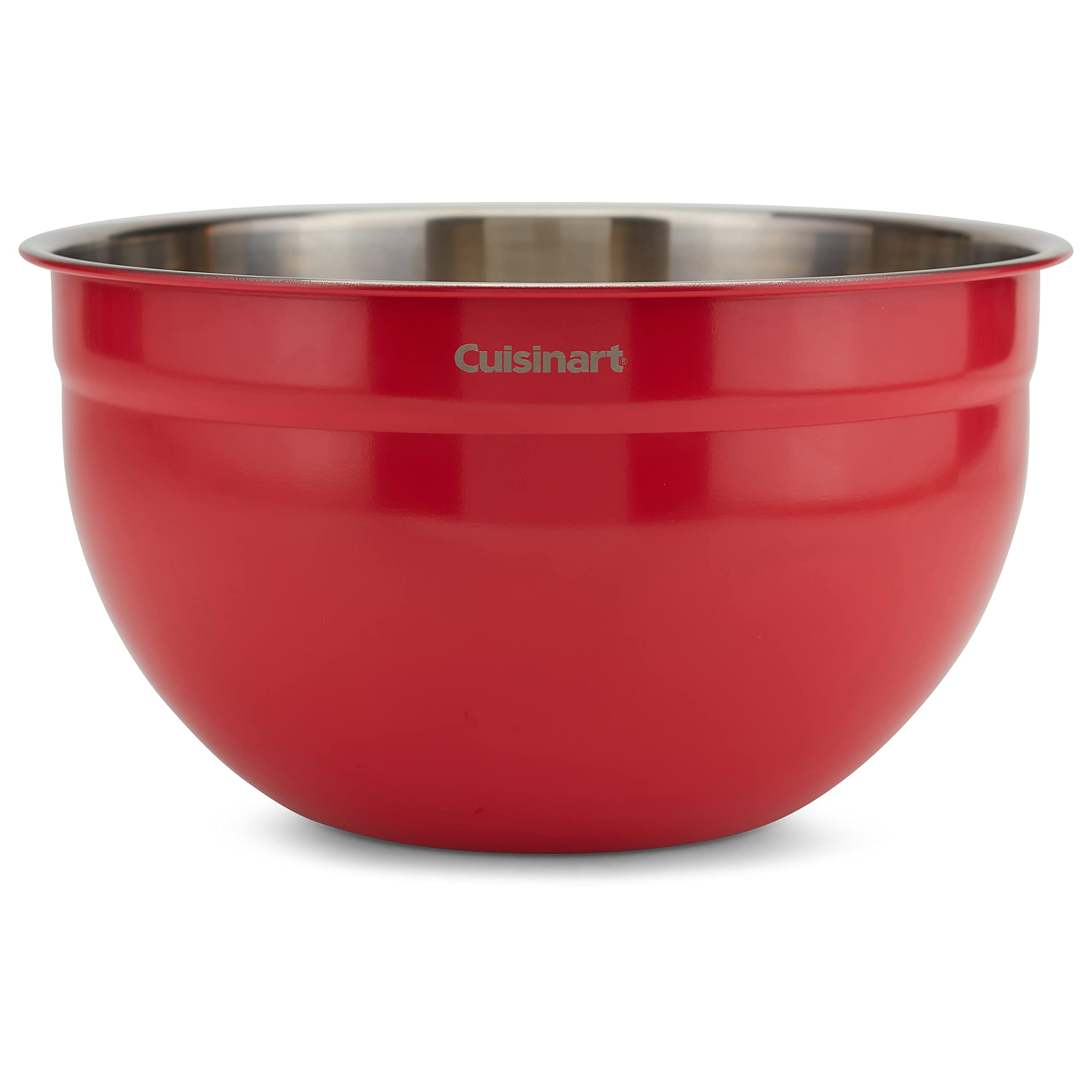 Cuisinart red 5 qt bowl for large batches and marinating