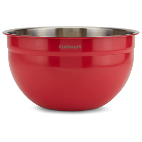 Cuisinart red 5 qt bowl for large batches and marinating