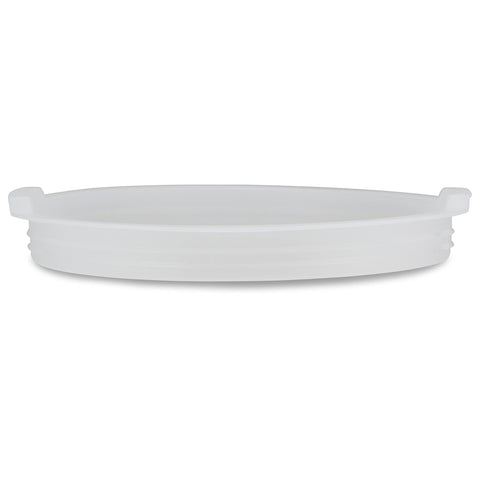Cuisinart red bowls are dishwasher-safe for easy cleanup