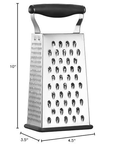 Cuisinart Boxed Grater shows the nonslip base providing stable prep on counters.