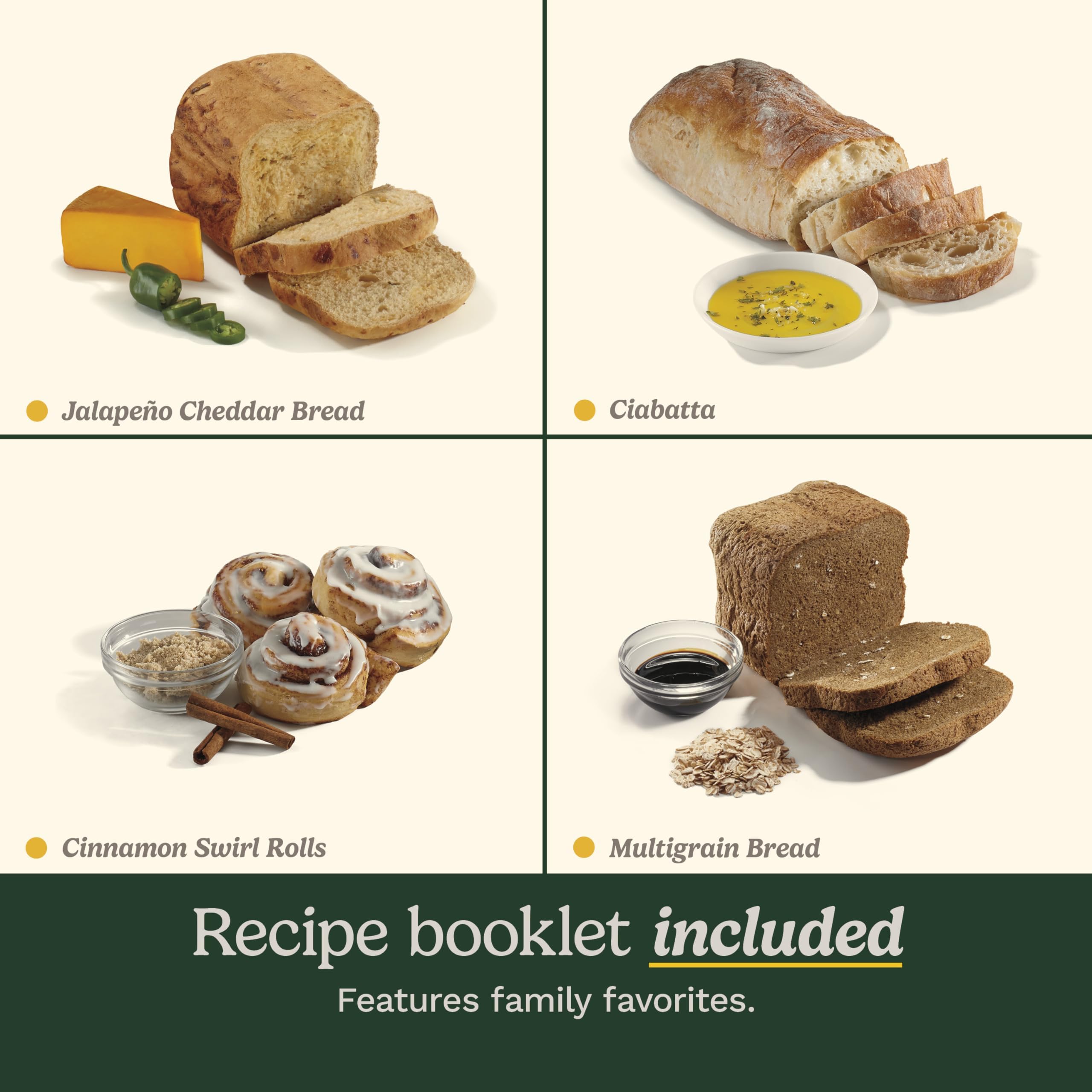 Cuisinart bread maker machine 2lb loaf option fits larger family servings and meal planning.