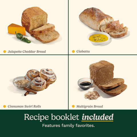 Cuisinart bread maker machine 2lb loaf option fits larger family servings and meal planning.