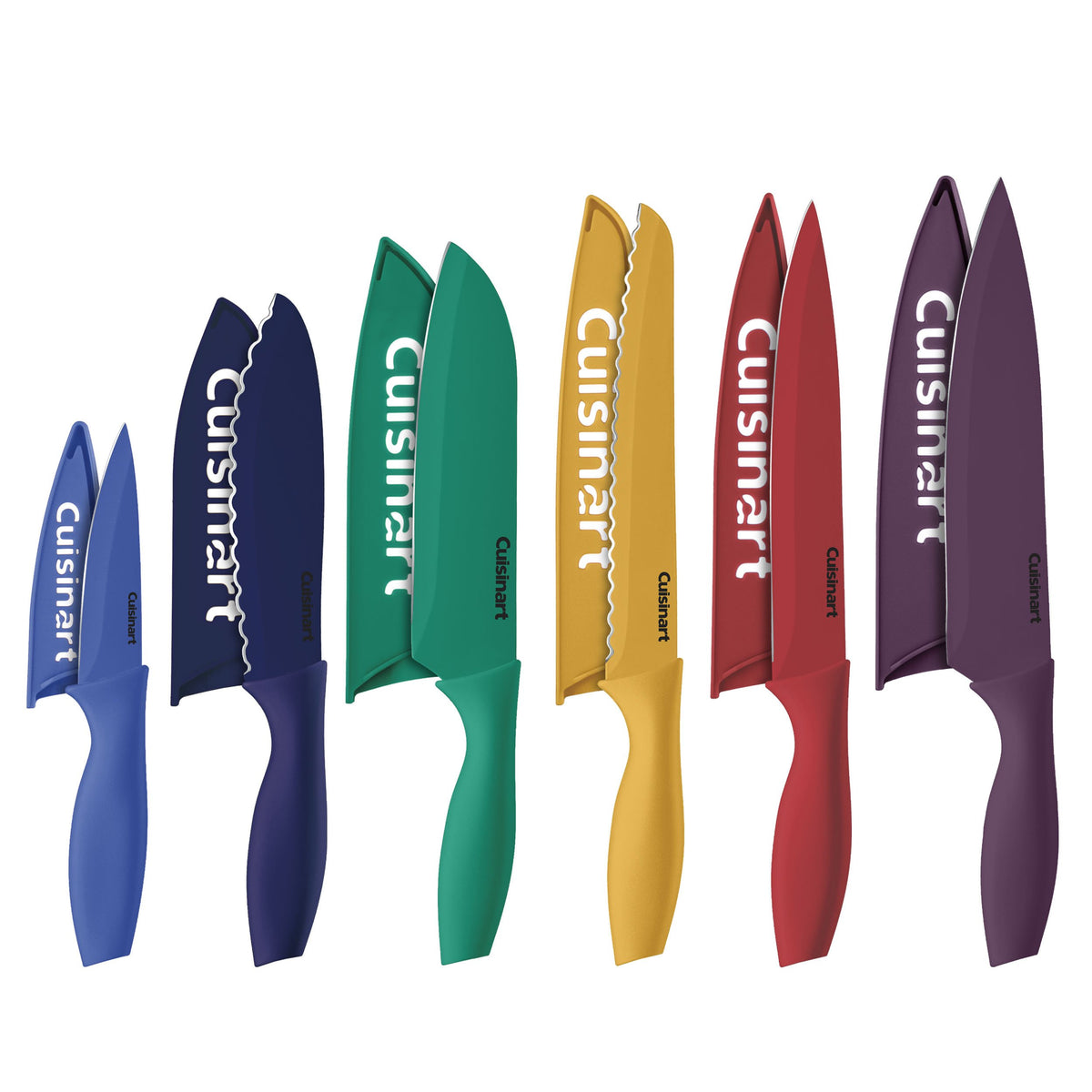 Cuisinart C55-12PCKSAM knife set assembled for versatile prep and durability