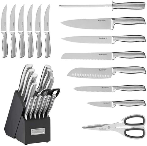Cuisinart C77SS-15PG blades in stainless steel resist corrosion and wear.