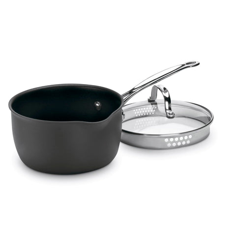 Cuisinart Chef's Classic 2-qt pour saucepan with drip-free pour for precise sauces.