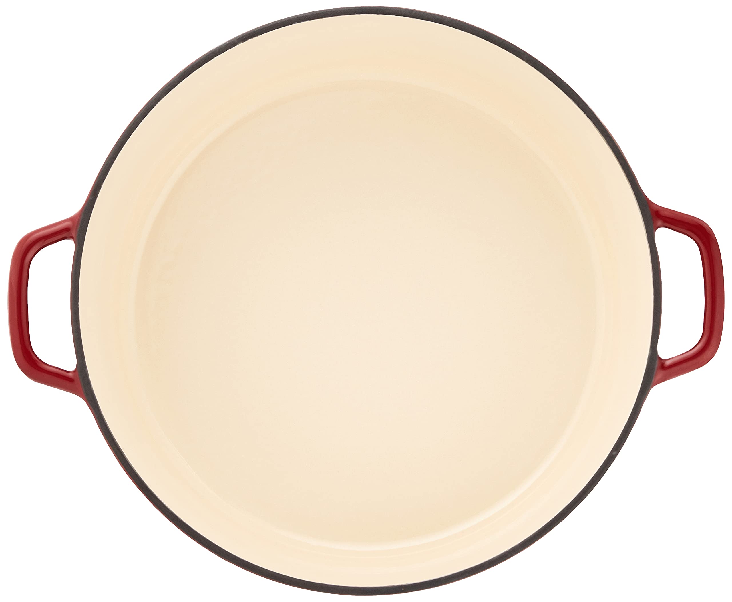 Cuisinart Chef's Classic enameled interior showing nonreactive surface