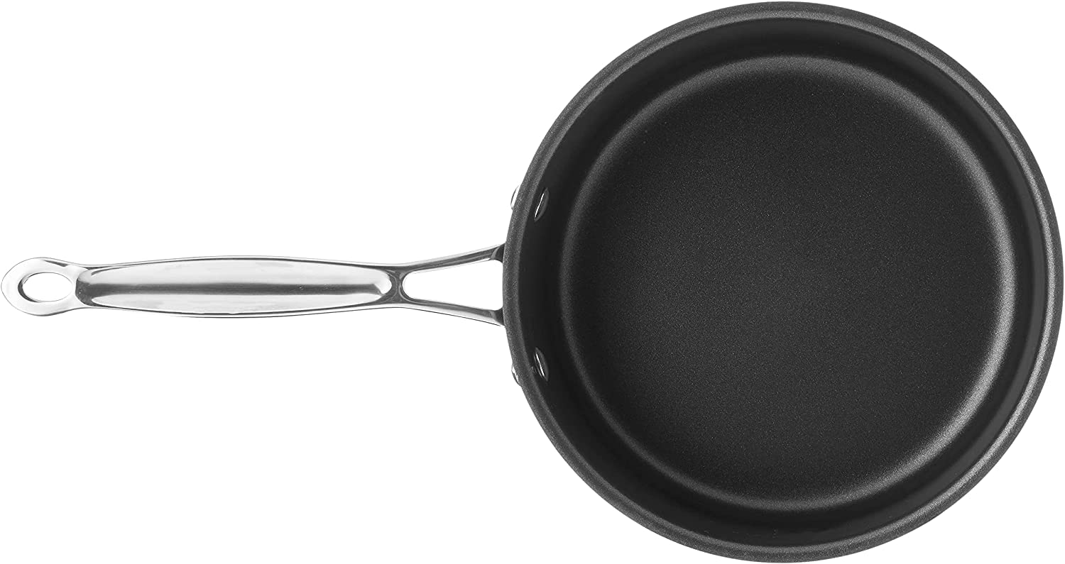 Cuisinart Chef's Classic 3-Quart saucepan interior with measurement markings for precise cooking.