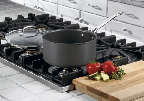 Cuisinart Chef's Classic 3-Quart pan ready for oven transfer thanks to oven-safe handles.