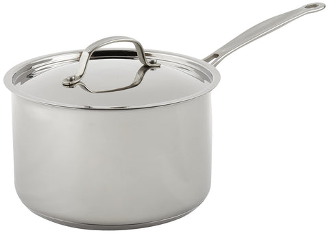 Cuisinart Chef's Classic saucepans with drip-free rim help pour with control.